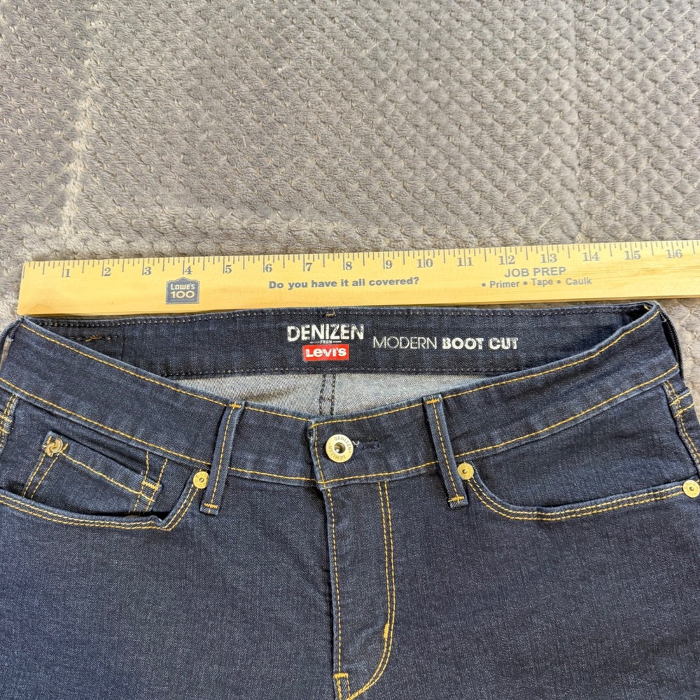 Denizen from Levi's Modern Bootcut Jeans Womens 12M W31 L32 Dark Indigo Blue - Picture 5 of 11
